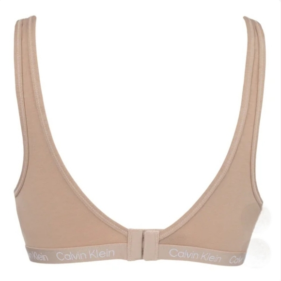 Calvin Klein 2 Pack Bralette Cotton Modal Pink Tan Size Small Bras - Picture 6 of 16